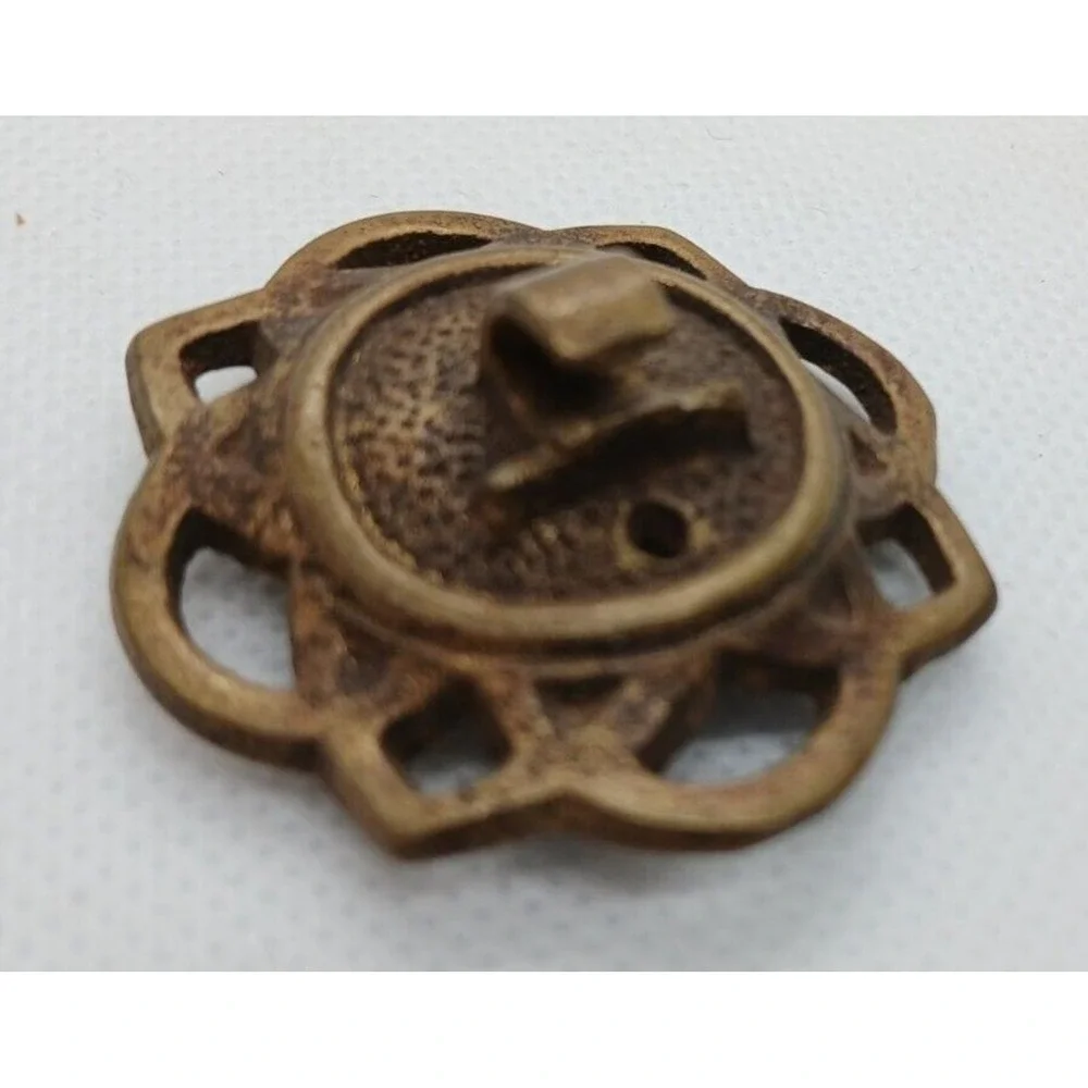 Antique Knobs Pull, Antique Bronze Ring Pull Handles for Dresser Drawers